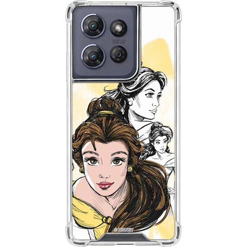 Disney Princess Belle Sketch Moto G Play 5G (2025) Clear Case
